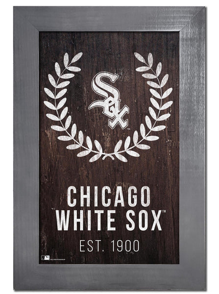 Chicago White Sox 0986-Laurel Wreath 11x19