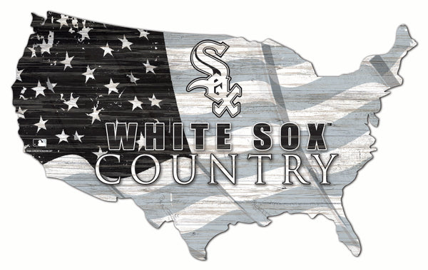Chicago White Sox 1001-USA Shape Flag Cutout