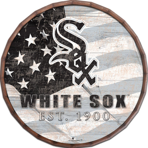 Chicago White Sox 1002-Flag Barrel Top 16"