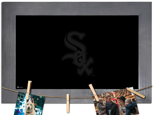 Chicago White Sox 1016-Blank Chalkboard with frame & clothespins