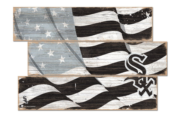 Chicago White Sox 1028-Flag 3 Plank