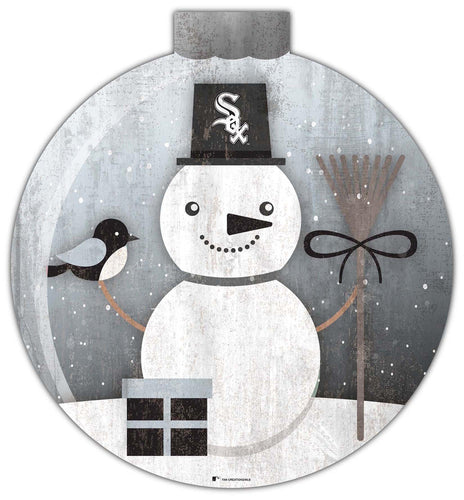 Chicago White Sox 1031-Snowglobe 12in Wall Art