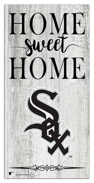 Chicago White Sox 2025-6X12 Whitewashed Home Sweet Home Sign
