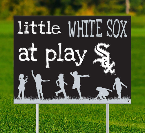 Chicago White Sox 2031-18X24 Little fans at play 2 sided yard sign