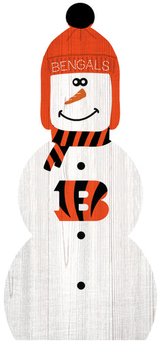 Cincinnati Bengals 0926-Snowman 33in Leaner