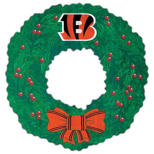 Cincinnati Bengals 1048-Team Wreath 16in
