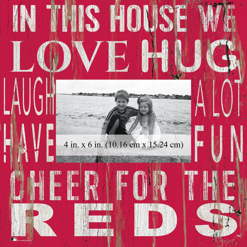 Cincinnati Reds 0734-In This House 10x10 Frame