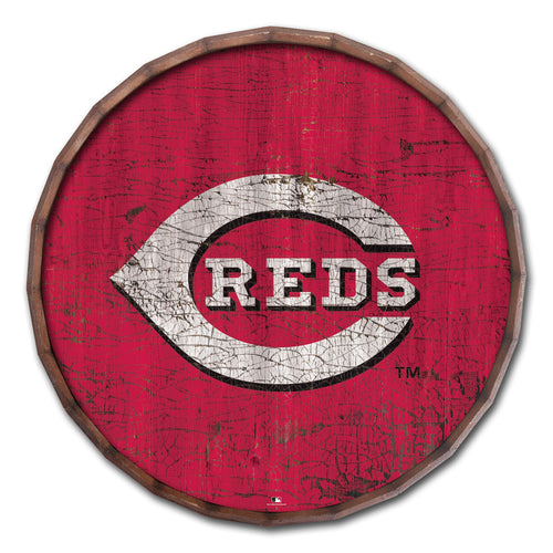 Cincinnati Reds 0939-Cracked Color Barrel Top 16"
