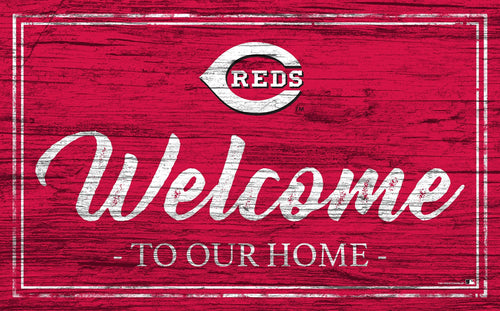 Cincinnati Reds 0977-Welcome Team Color 11x19