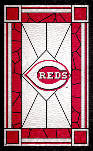 Cincinnati Reds 1017-Stained Glass