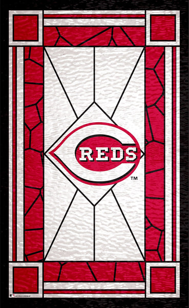 Cincinnati Reds 1017-Stained Glass