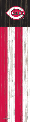 Cincinnati Reds 1025-Flag Leaner 24"