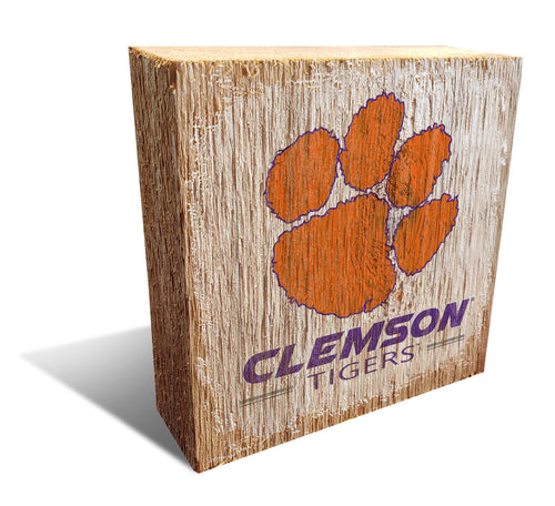 Clemson Tigers 0907-Team Logo Block