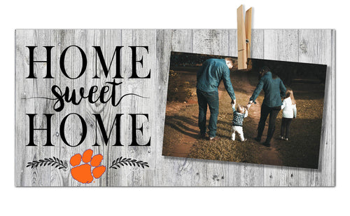 Clemson Tigers 1030-Home Sweet Home Clothespin Frame 6x12