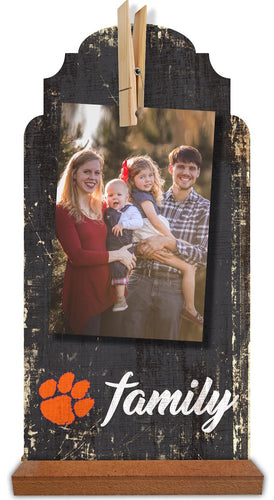 Clemson Tigers 1063-Family Clothespin 6x12