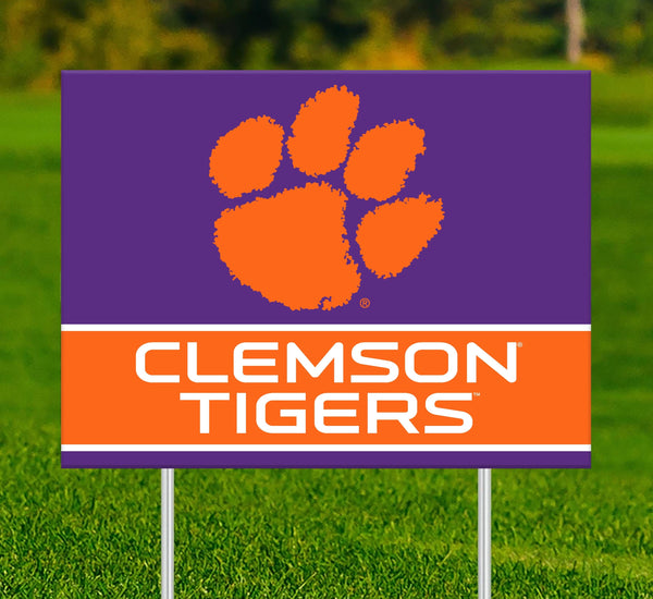 Clemson Tigers 2032-18X24 Team Name Yard Sign