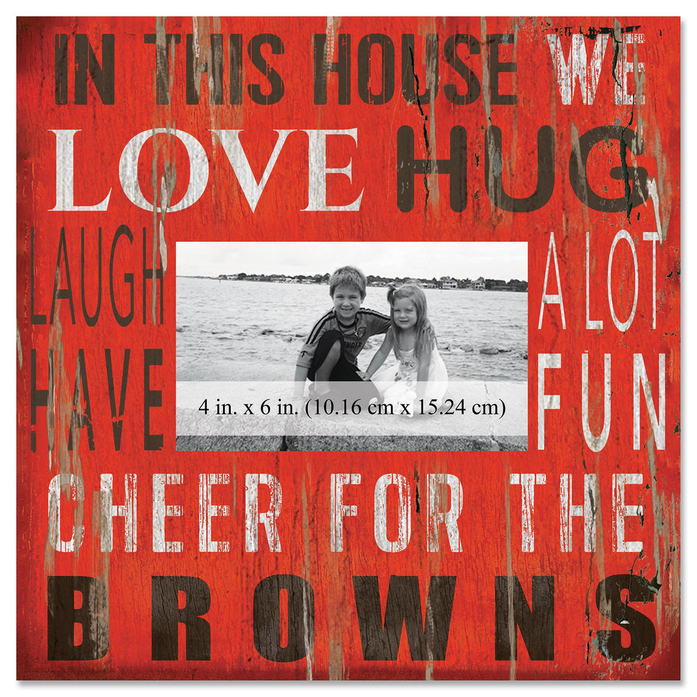 Cleveland Browns 0734-In This House 10x10 Frame