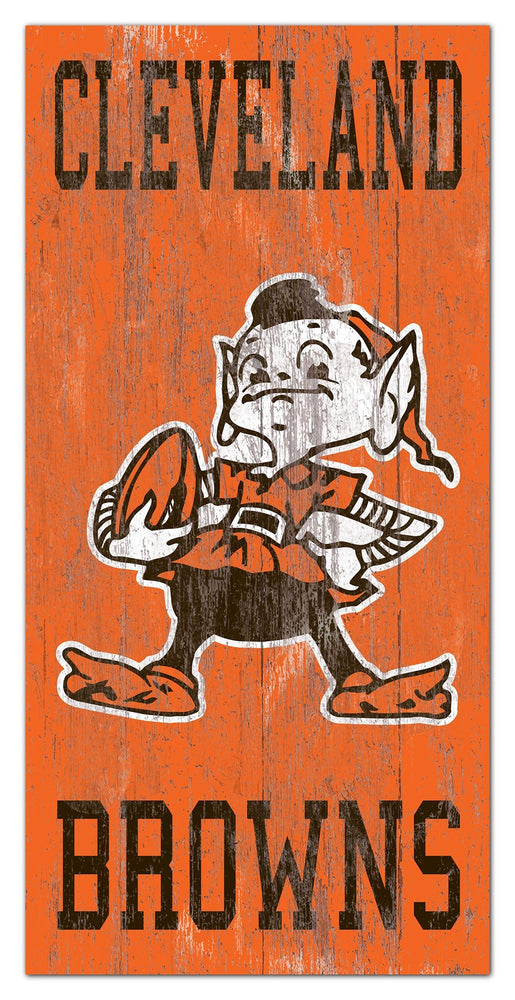 Cleveland Browns 0786-Heritage Logo w/ Team Name 6x12