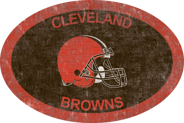 Cleveland Browns 0805-46in Team Color Oval