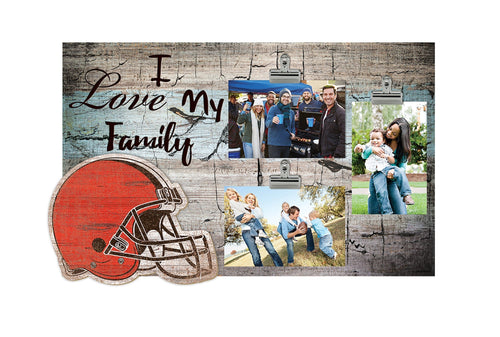 Cleveland Browns 0870-I Love My Family 11x19 Clip Frame