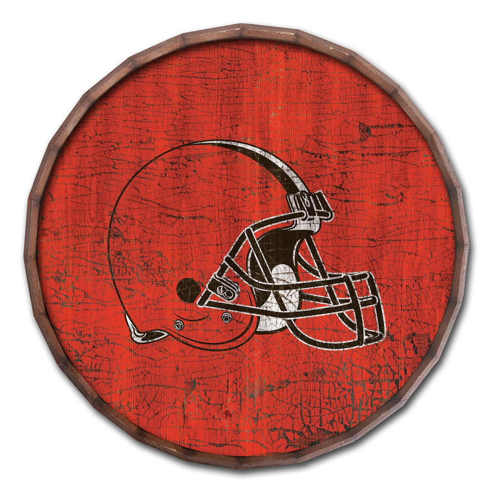 Cleveland Browns 0939-Cracked Color Barrel Top 16"