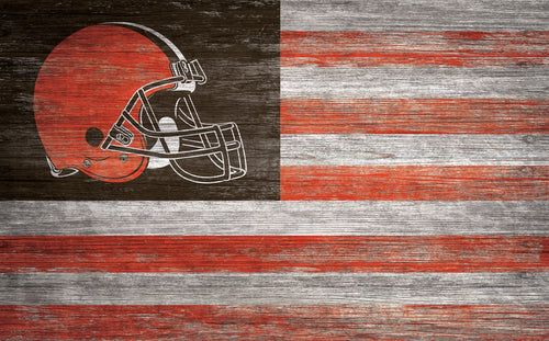 Cleveland Browns 0940-Flag 11x19