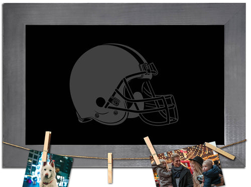 Cleveland Browns 1016-Blank Chalkboard with frame & clothespins