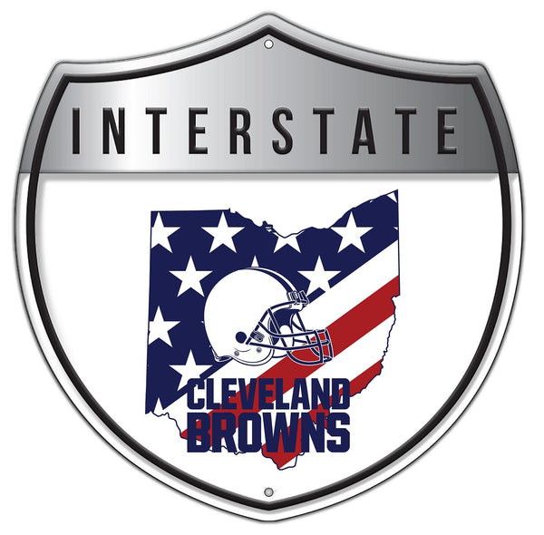 Cleveland Browns 2006-Patriotic interstate sign