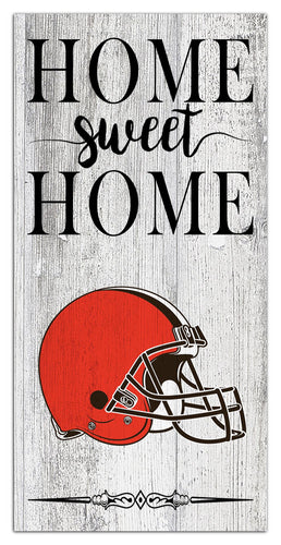 Cleveland Browns 2025-6X12 Whitewashed Home Sweet Home Sign