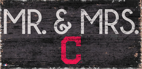 Cleveland Indians 0732-Mr. and Mrs. 6x12
