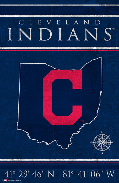 Cleveland Indians 1038-Coordinates 17x26