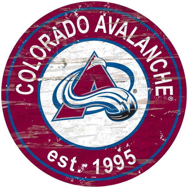Colorado Avalanche 0659-Established Date Round