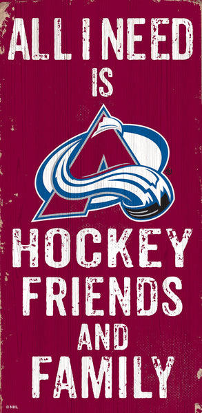 Colorado Avalanche 0738-Friends and Family 6x12