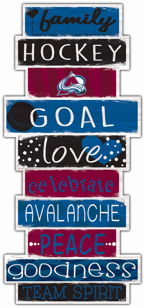 Colorado Avalanche 0928-Celebrations Stack 24in