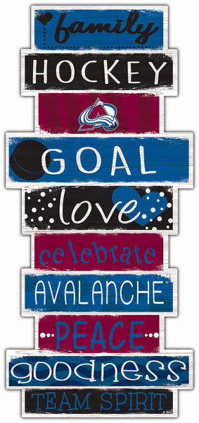 Colorado Avalanche 0928-Celebrations Stack 24in