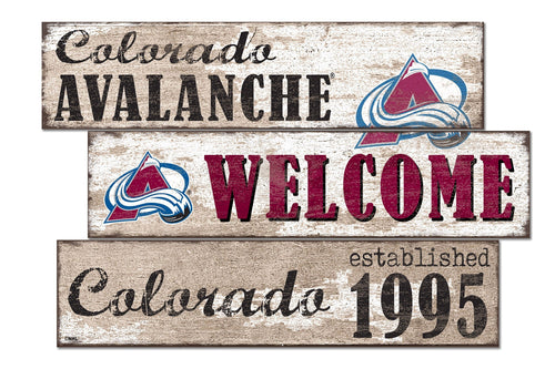 Colorado Avalanche 1027-Welcome 3 Plank