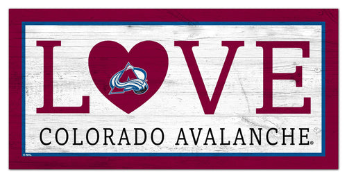 Colorado Avalanche 1066-Love 6x12