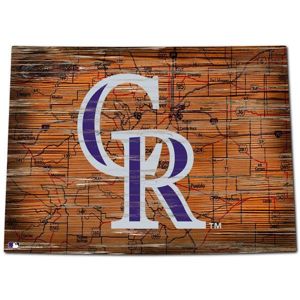 Colorado Rockies 0728-24in Distressed State