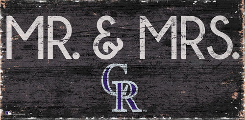 Colorado Rockies 0732-Mr. and Mrs. 6x12
