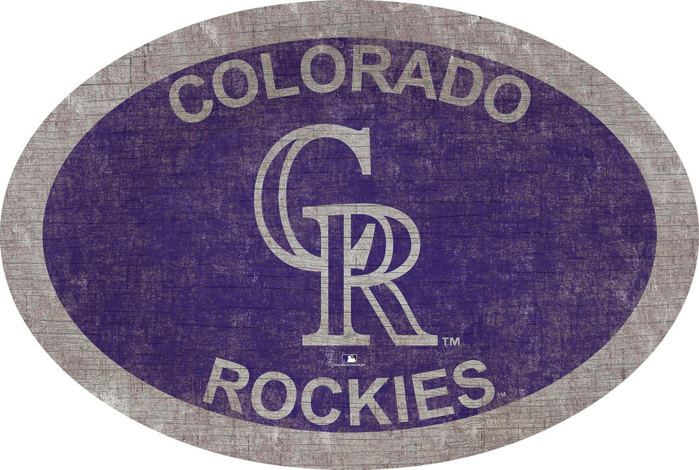Colorado Rockies 0805-46in Team Color Oval