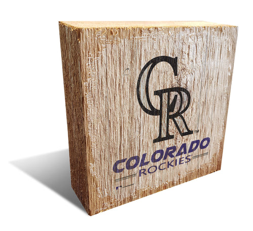 Colorado Rockies 0907-Team Logo Block