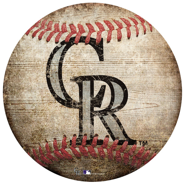 Colorado Rockies 0911-12 inch Ball with logo