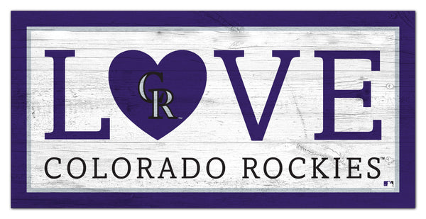 Colorado Rockies 1066-Love 6x12