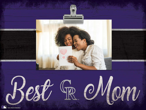 Colorado Rockies 2017-Best Mom Clip Frame