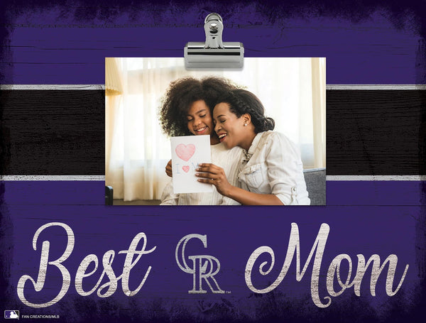 Colorado Rockies 2017-Best Mom Clip Frame