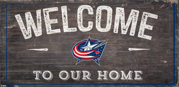 Columbus Blue Jackets 0654-Welcome 6x12