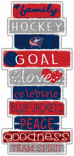 Columbus Blue Jackets 0928-Celebrations Stack 24in