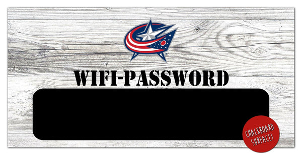 Columbus Blue Jackets 1073-Wifi Password 6x12