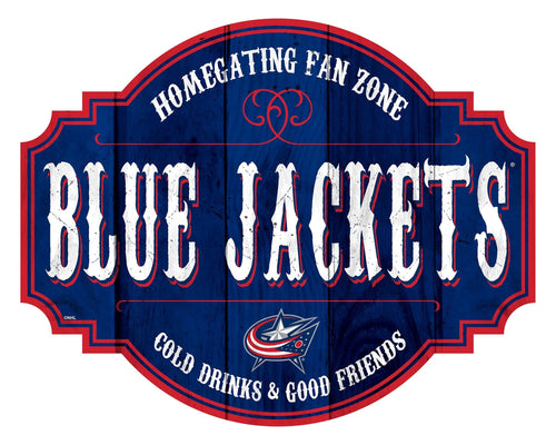 Columbus Blue Jackets 2015-Homegating Tavern Sign - 12"