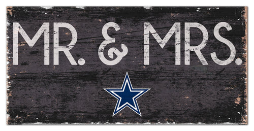 Dallas Cowboys 0732-Mr. and Mrs. 6x12